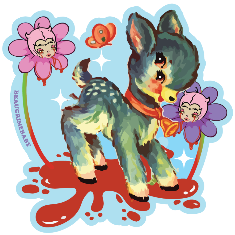 Oh Deer - Sticker