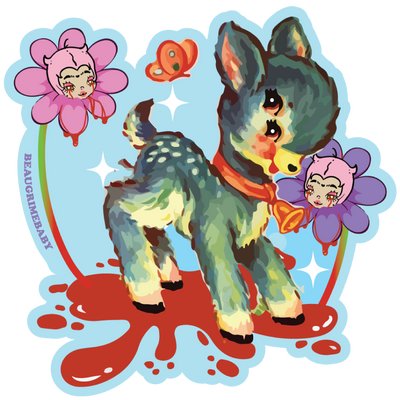 Oh Deer - Sticker