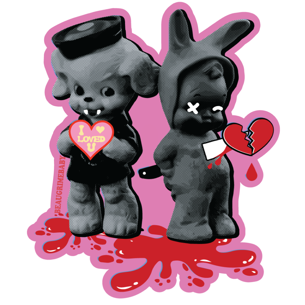 I Luv You - Sticker