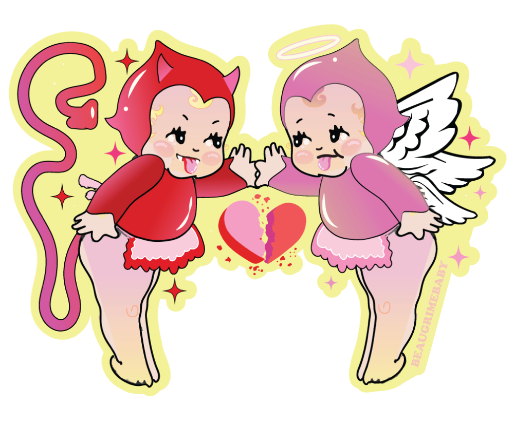 Angels In Love - Sticker